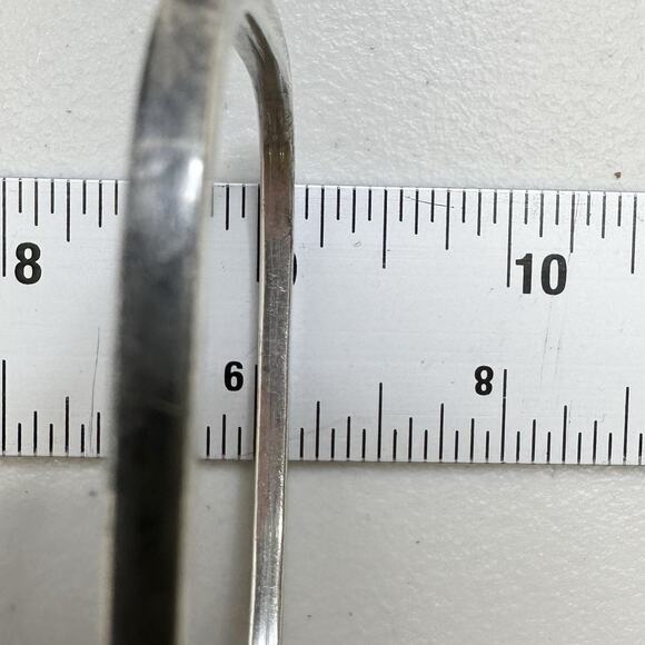 Vintage Square Shaped 925 Sterling Silver Bracelet Signed MS? - Picture 4 of 4